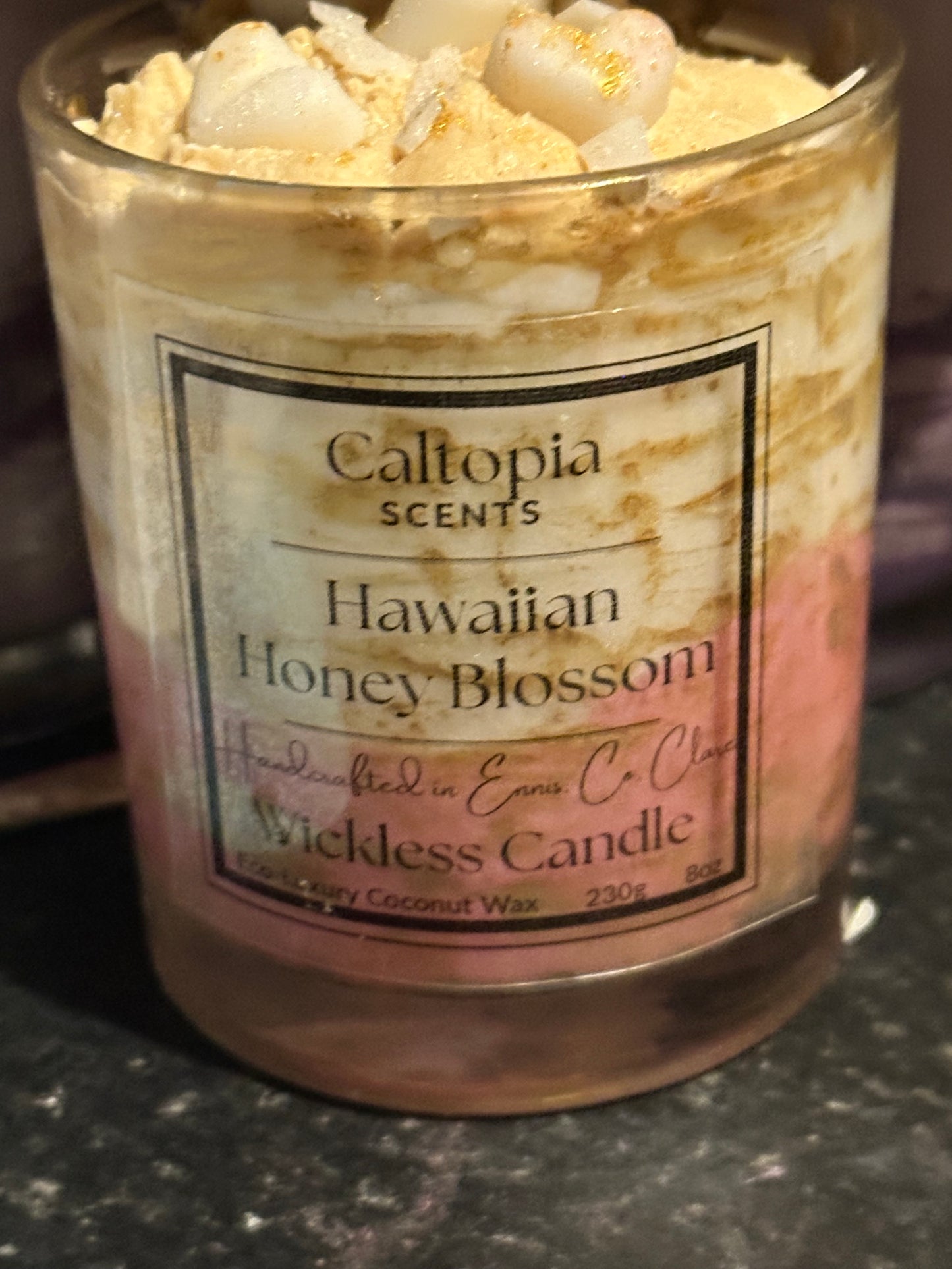 Hawaiian Honey Blossom (🌸Spring) - Wickless Candle 20cl