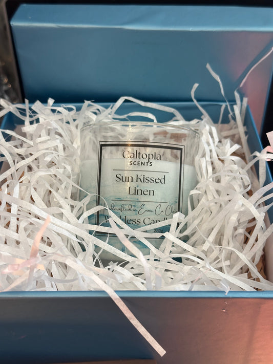 Square Gift Box - Caltopia Scents (Fits 1 Candle)