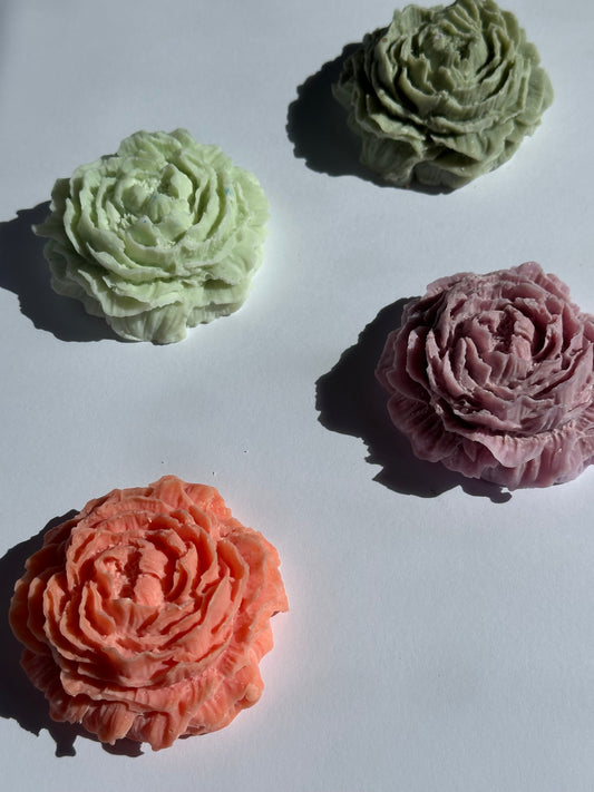 Medium Rose Flower - Wickless Pillar